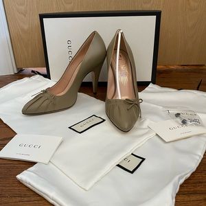 Authentic Gucci Nappa Charlotte Pump
